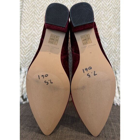 Kurt Geiger Size 38 US 7.5 BURLINGTON ANKLE BOOT Gorgeous! - Picture 7 of 11